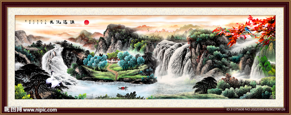 国画山水画
