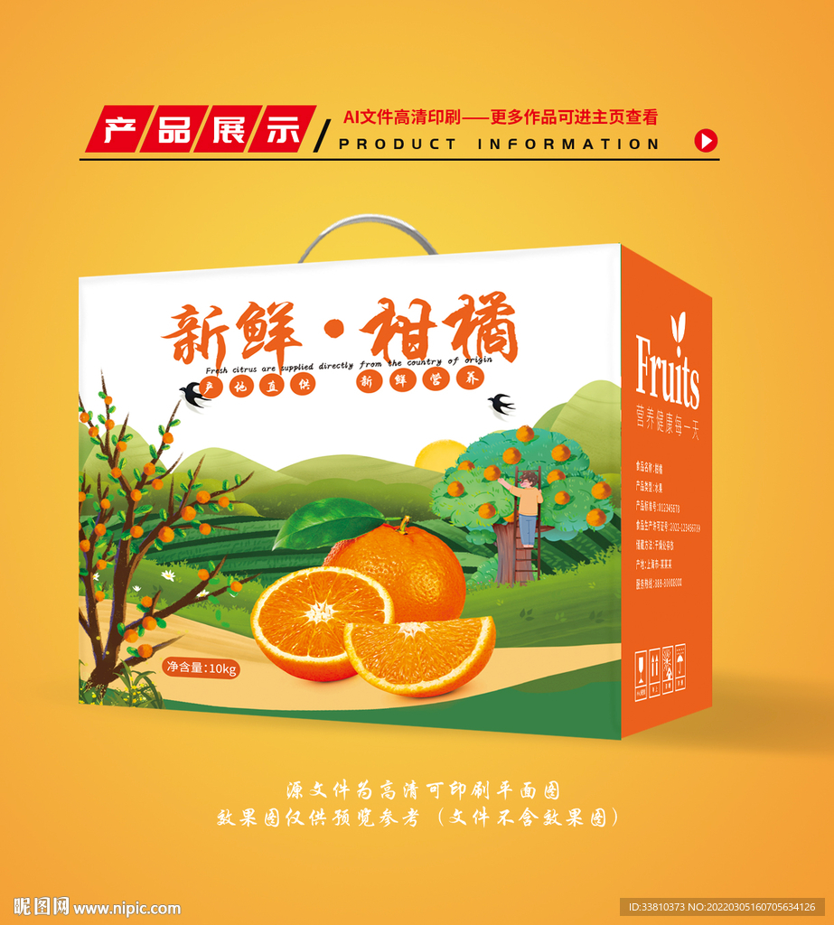 橘子包装 橘子礼盒