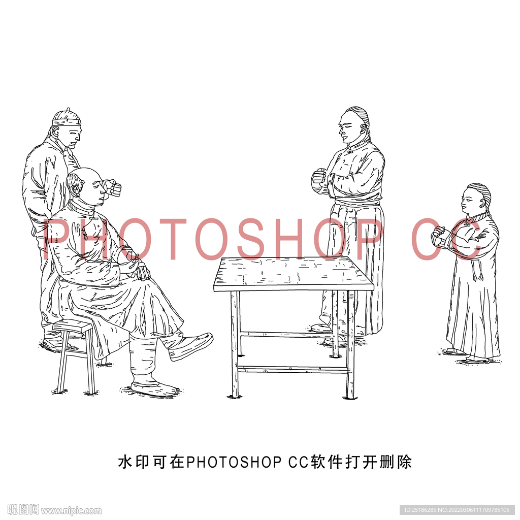客都人家铜像