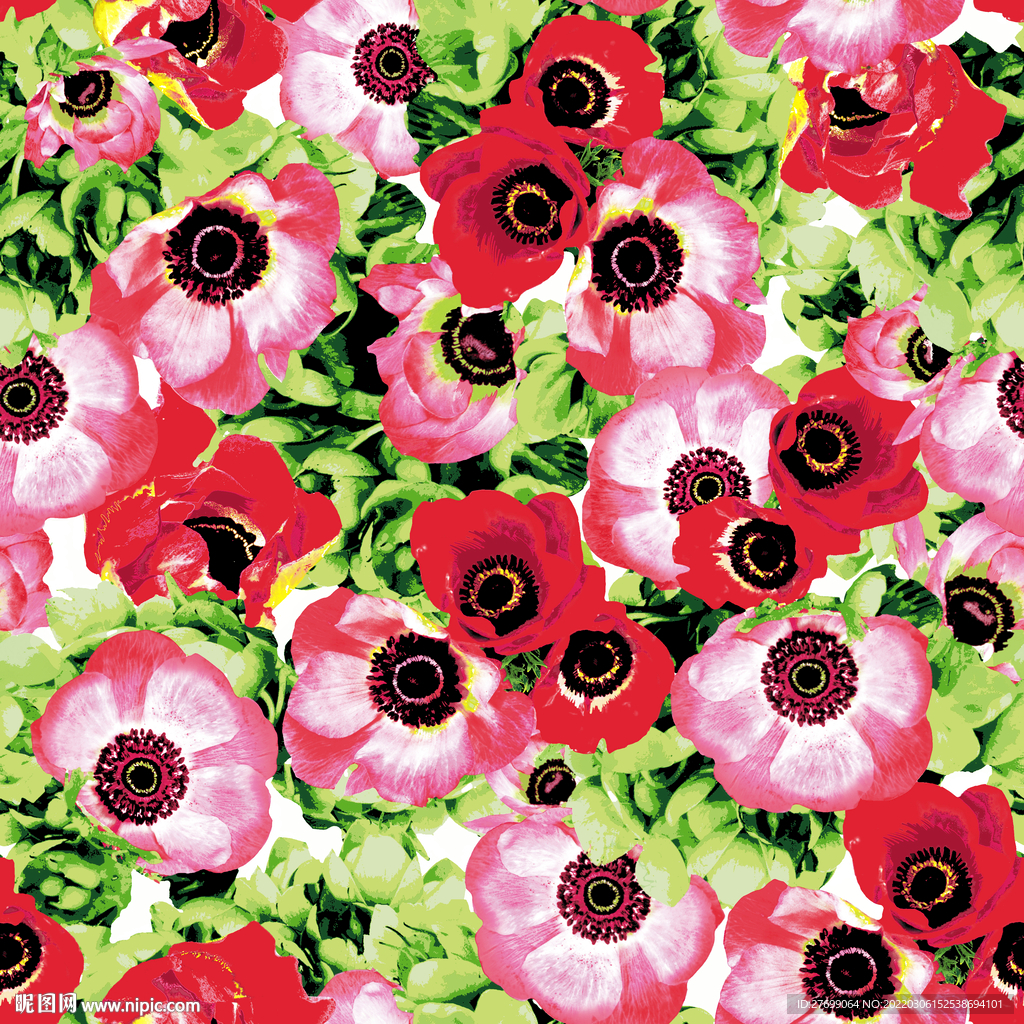 大牌数码印花乱花