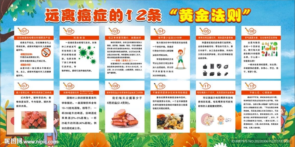 远离癌症的黄金法则