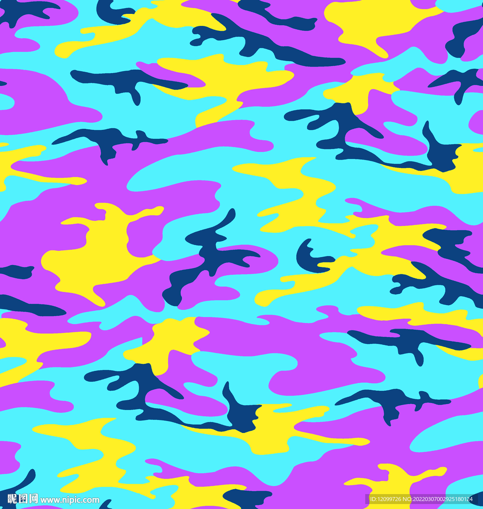 大牌迷彩数码印花