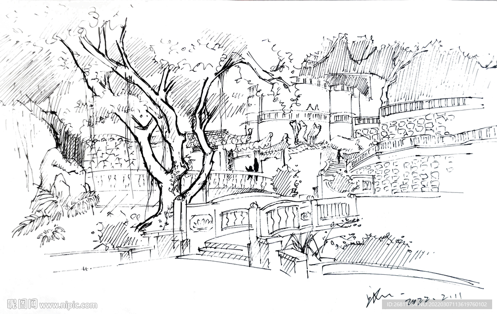 风景插画