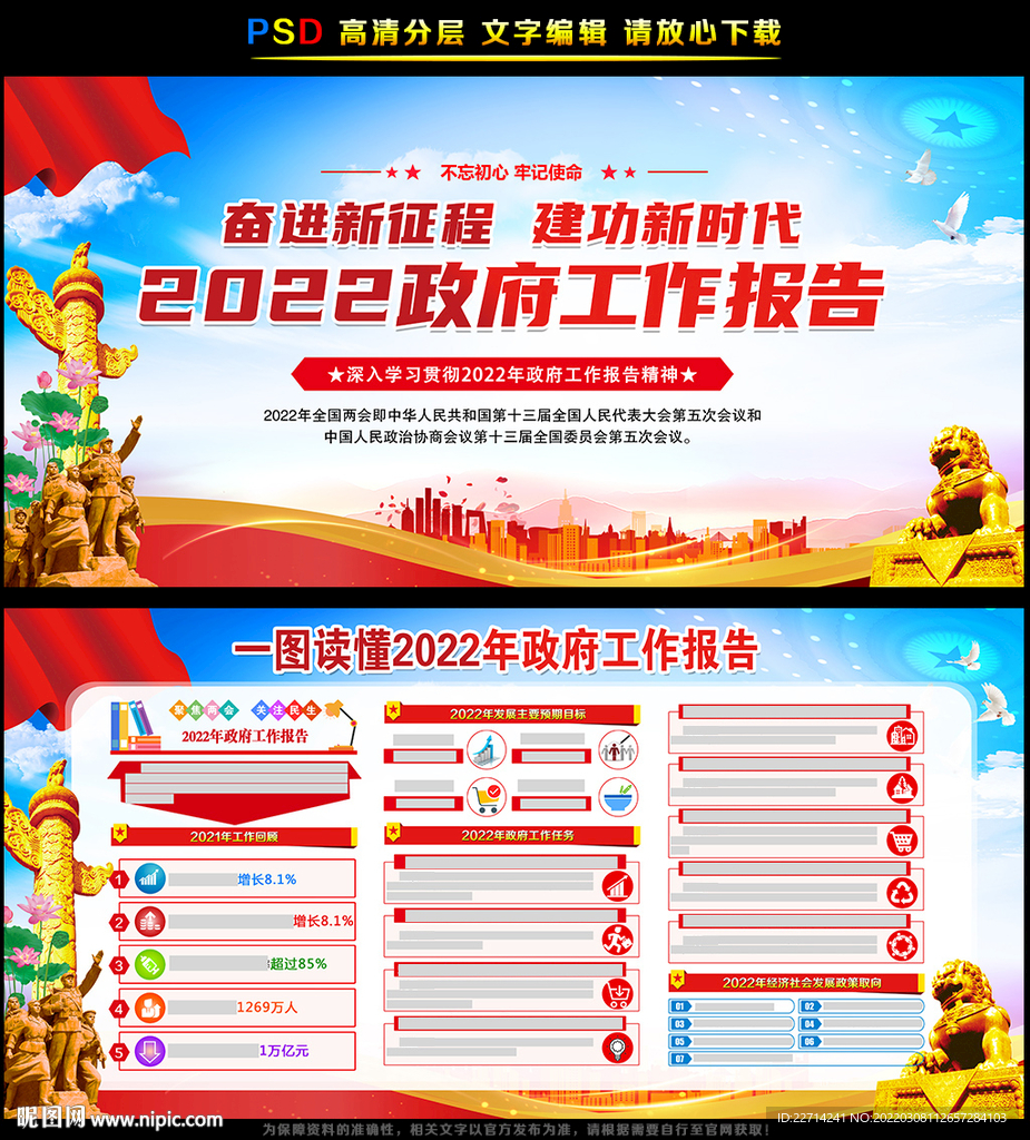 2022年两会宣传栏