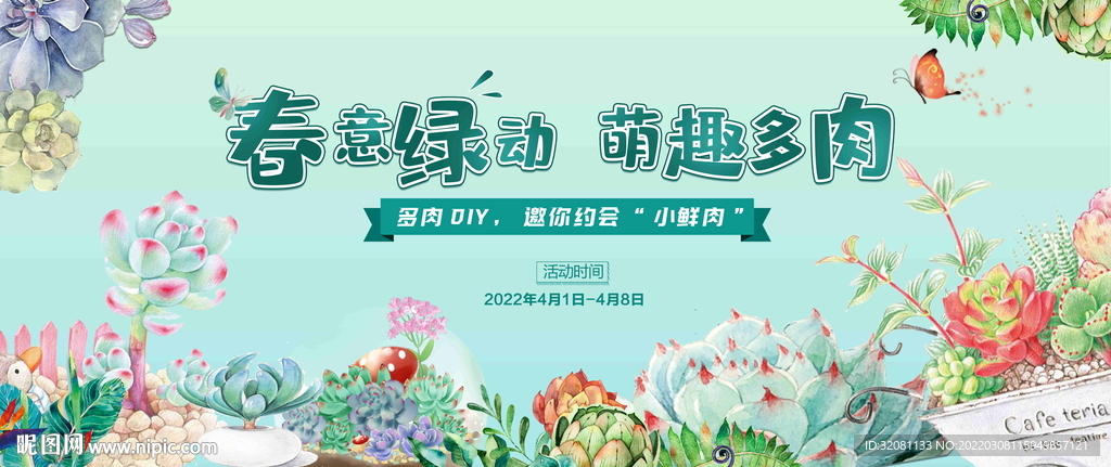 多肉暖场广告