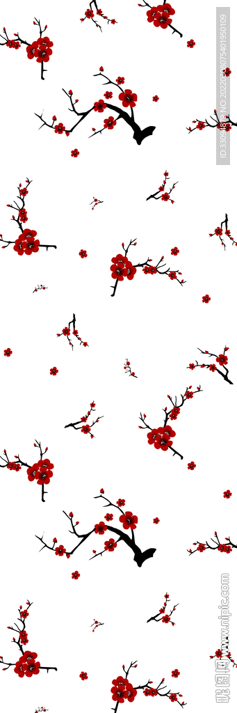 高清分层透明底平开门打印图