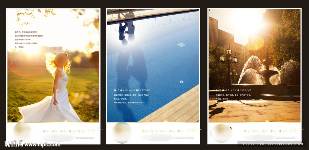 别墅海报 公园地产