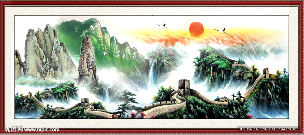 国画长城