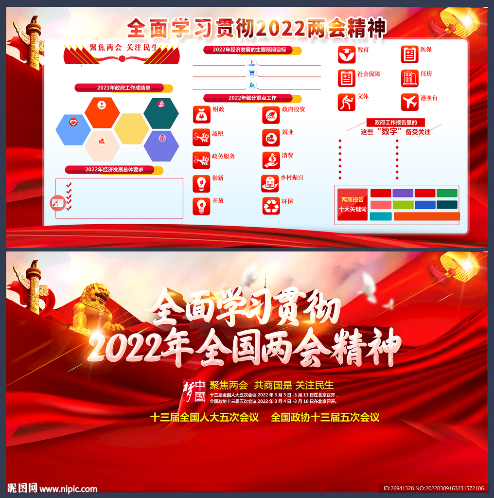 政府工作报告图片 