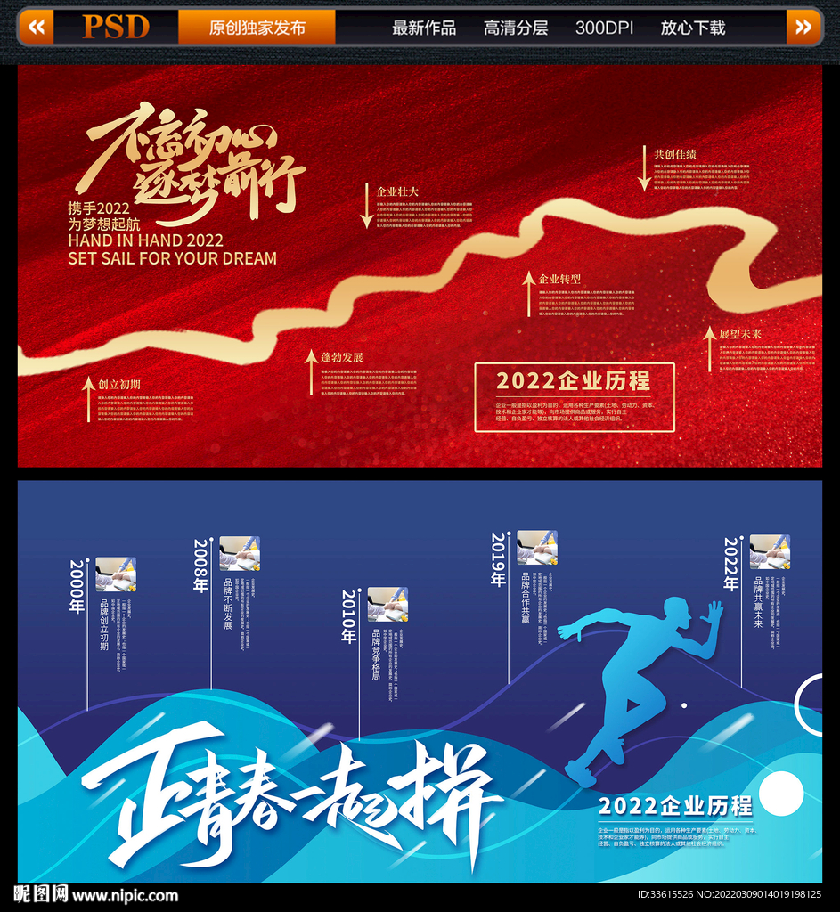 企业发展历程公司文化历史墙