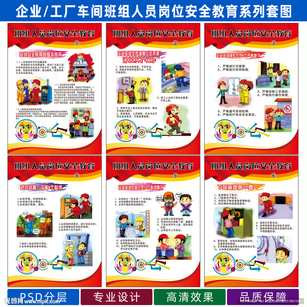 企业工厂车间班组岗位安全教育