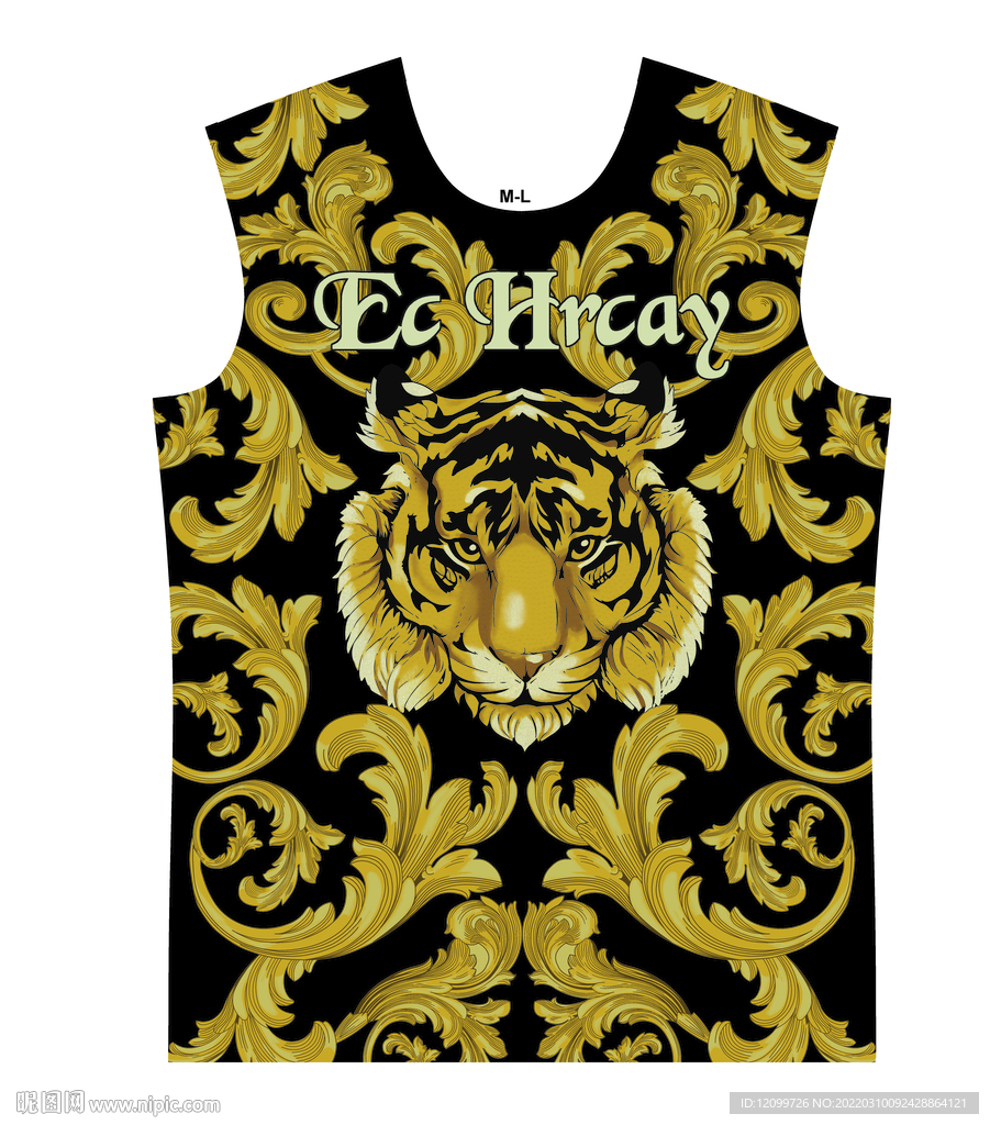 数码印花时尚款虎头