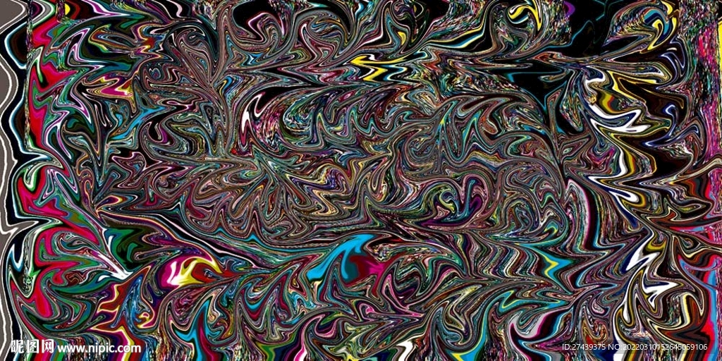 黑色炫彩纹理背景