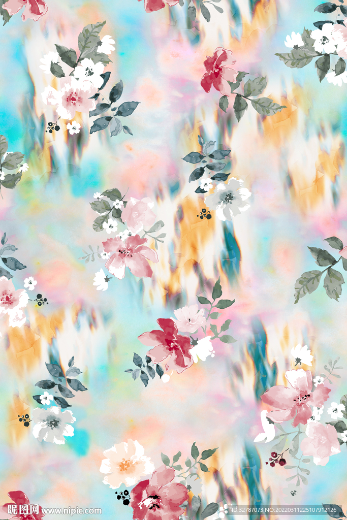 手绘花