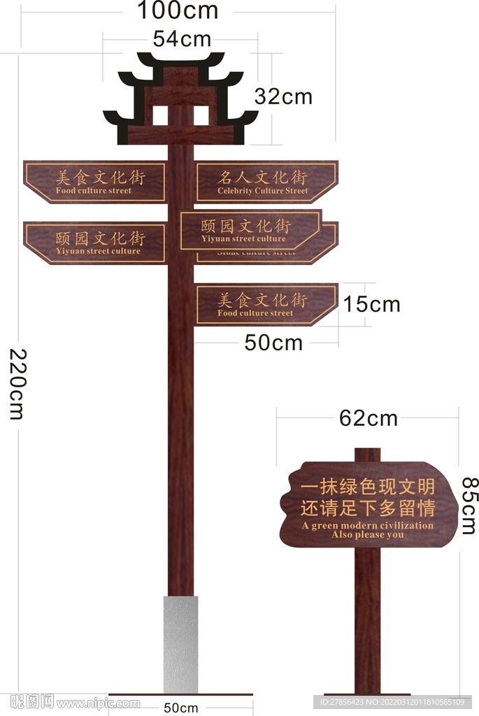 公园指引牌