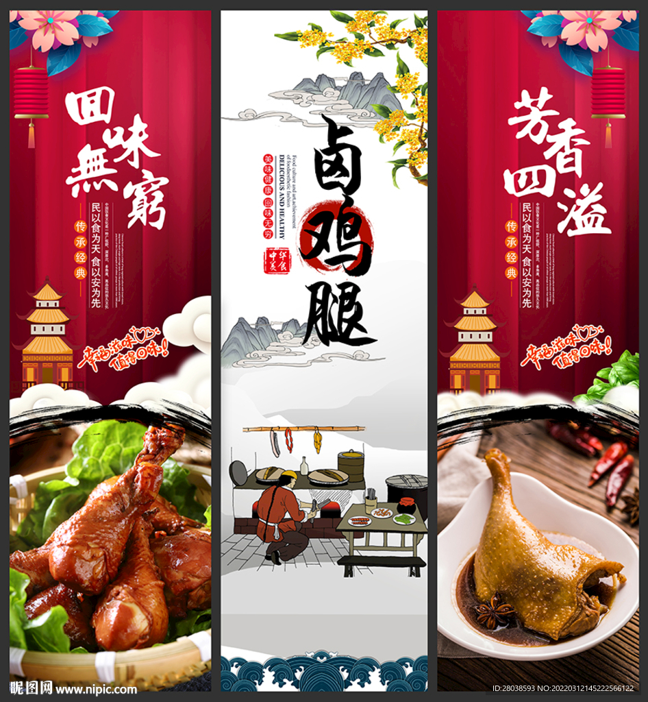 卤鸡腿
