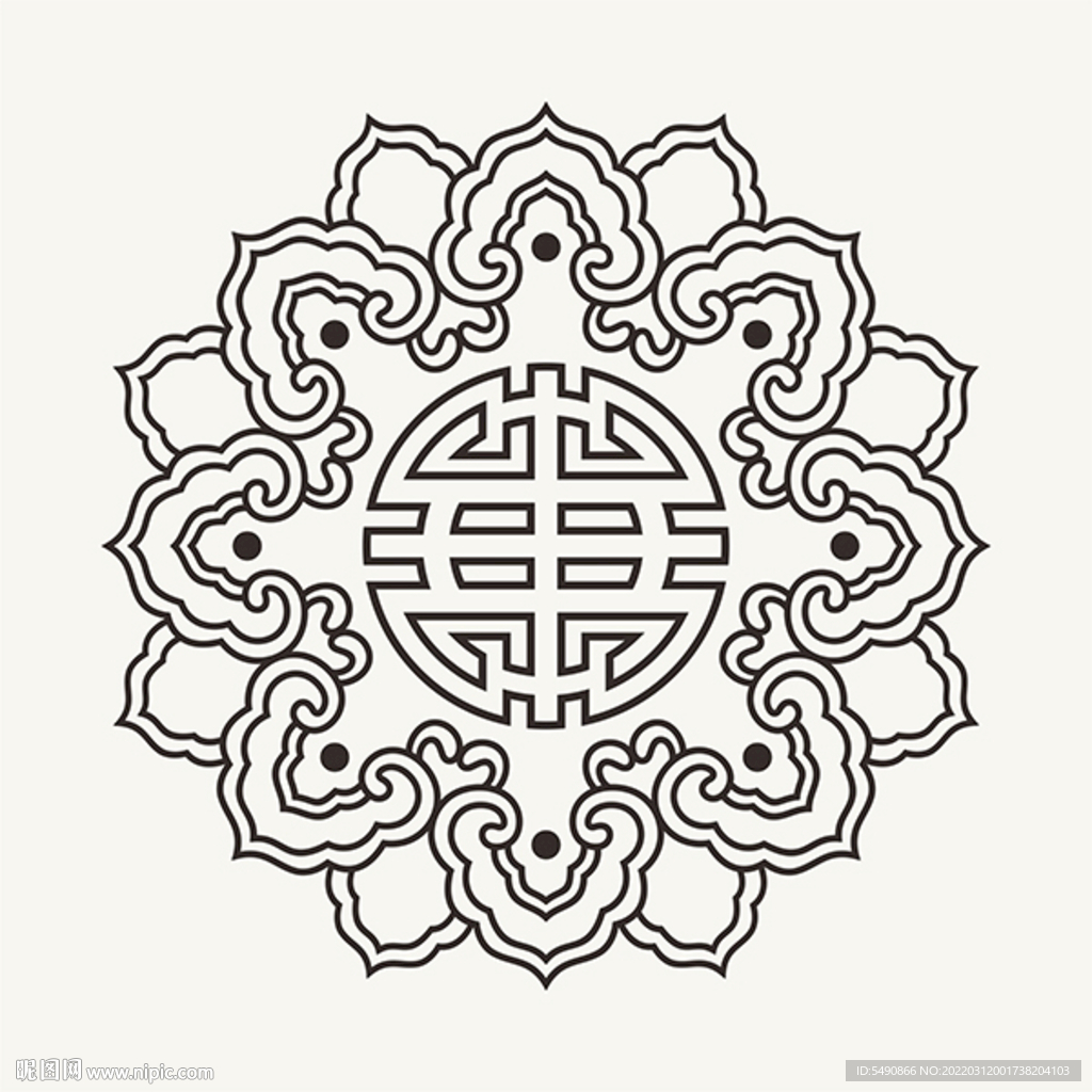 中式花纹