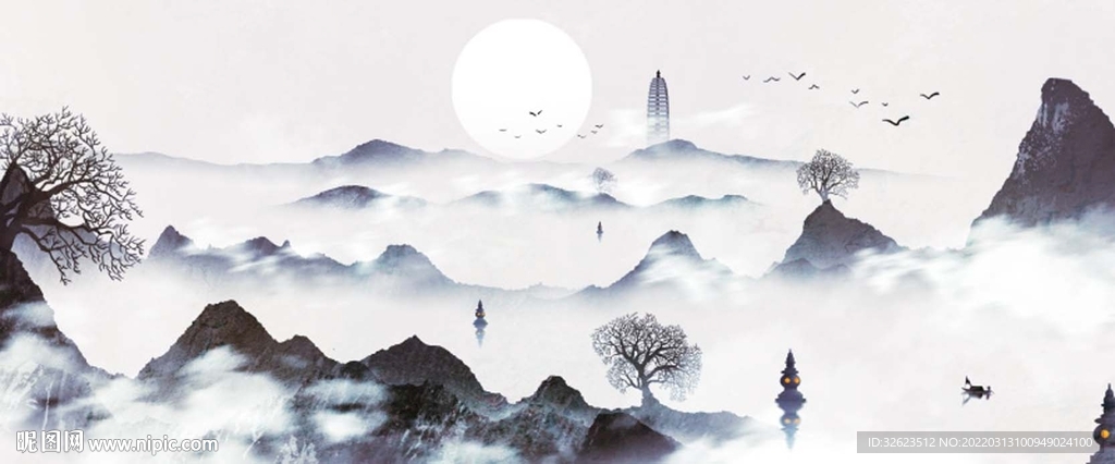 山水装饰画