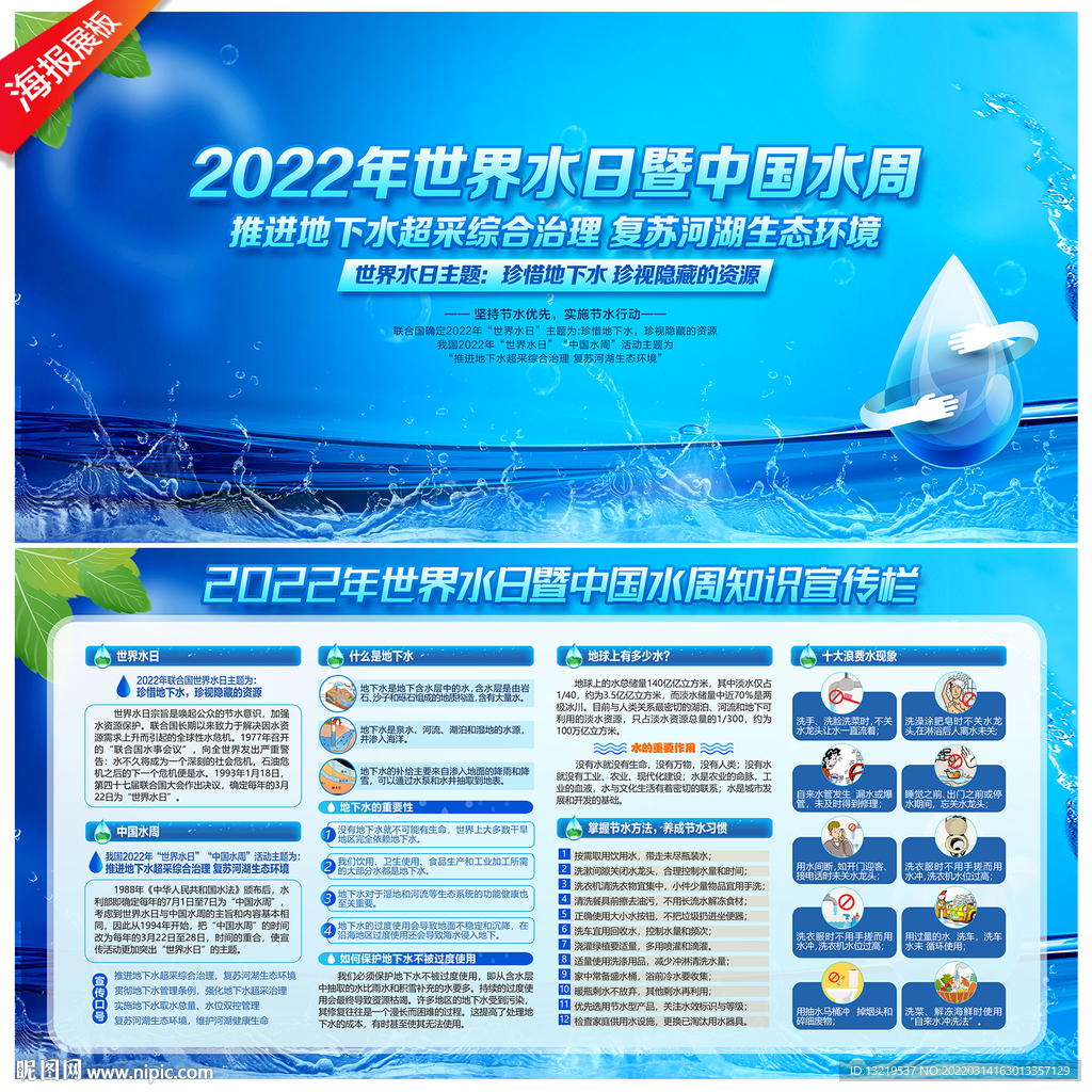 中国水周展板