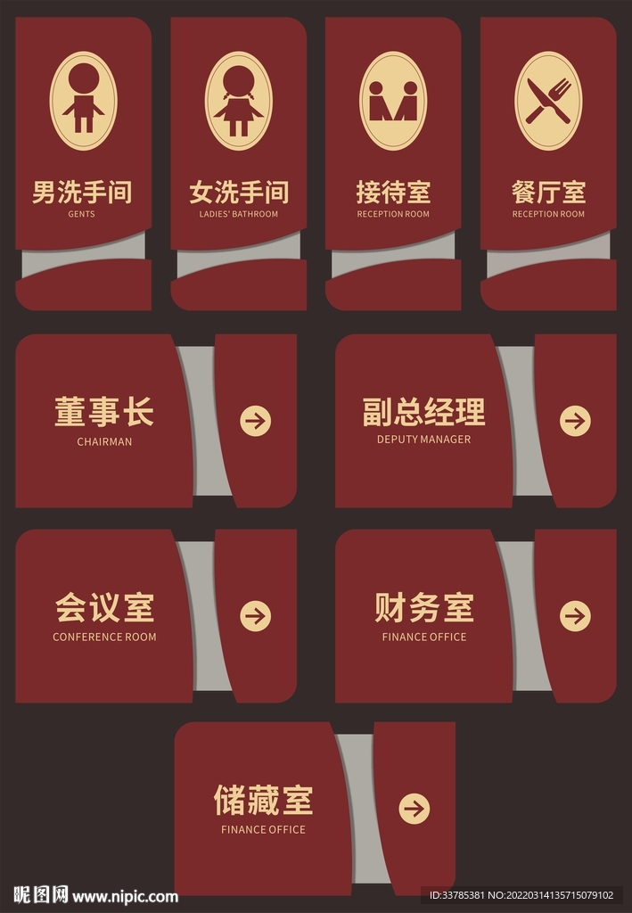 科室牌 