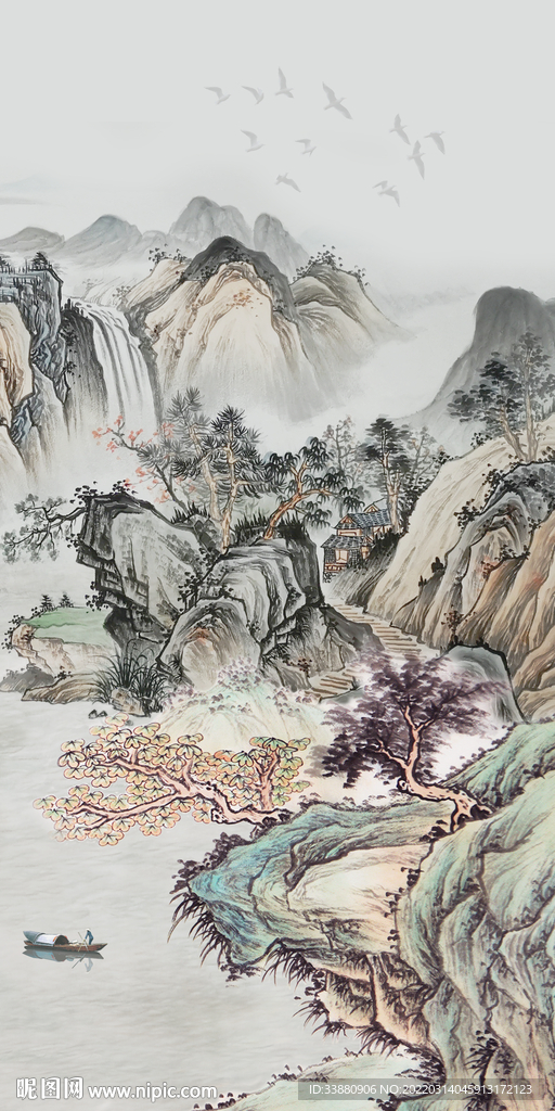 中国风新款现代玄关 TIF分层