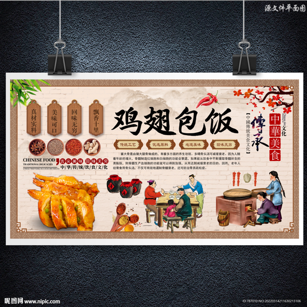 鸡翅包饭