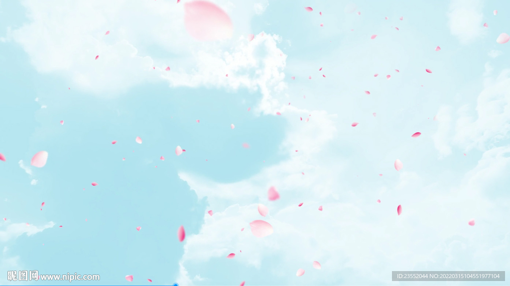 春天春季水墨桃花温馨浪漫背景