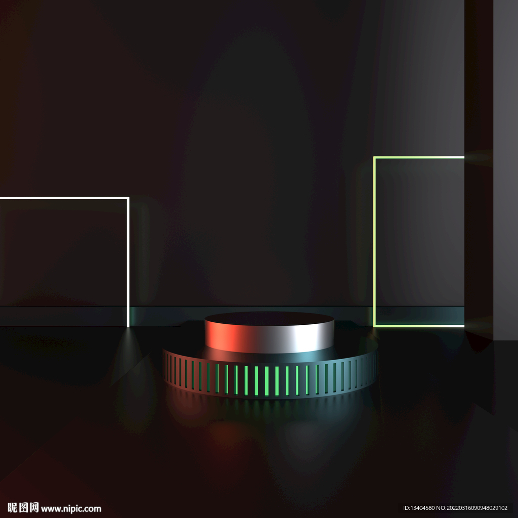 3D主推产品展台4K高清素材