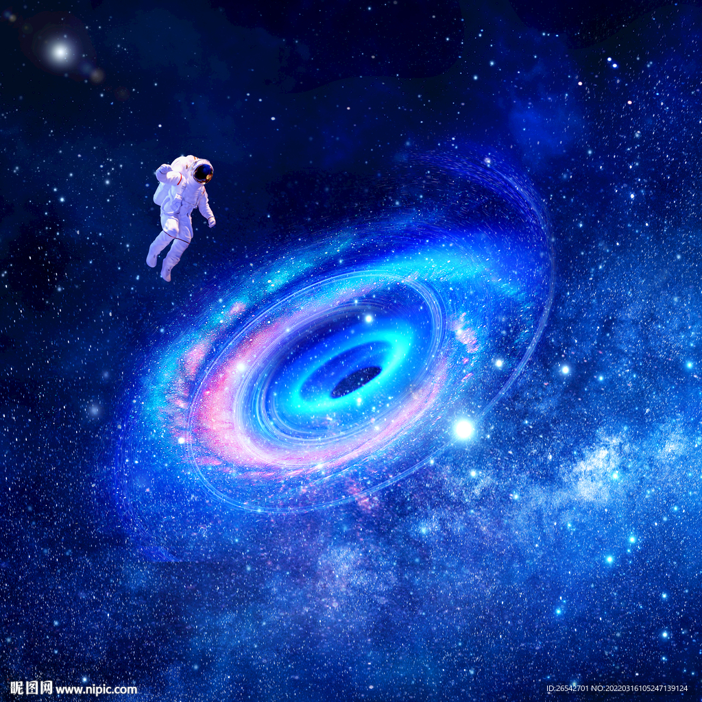 科幻太空宇航员