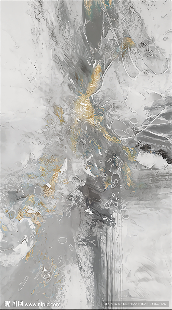 轻奢装饰画 抽象画