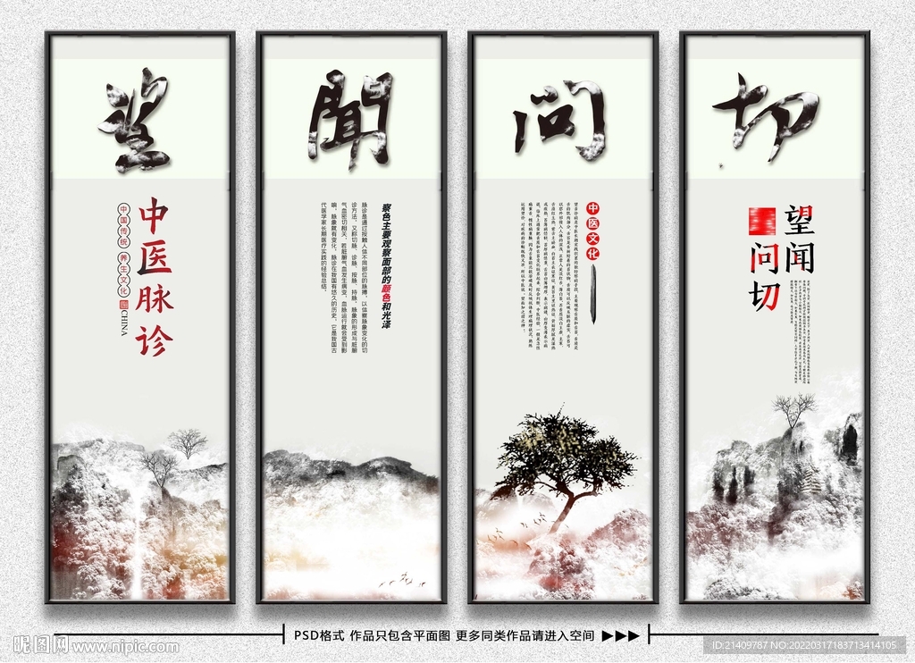 望闻问切挂图