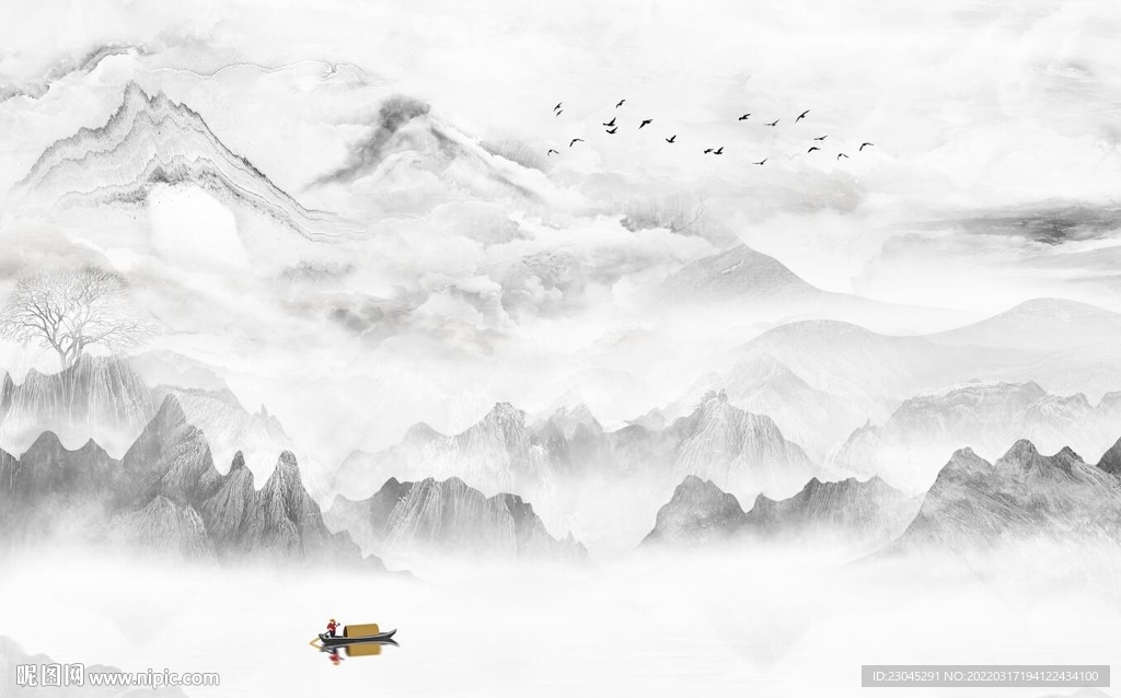 雅士白新中式电视背景墙