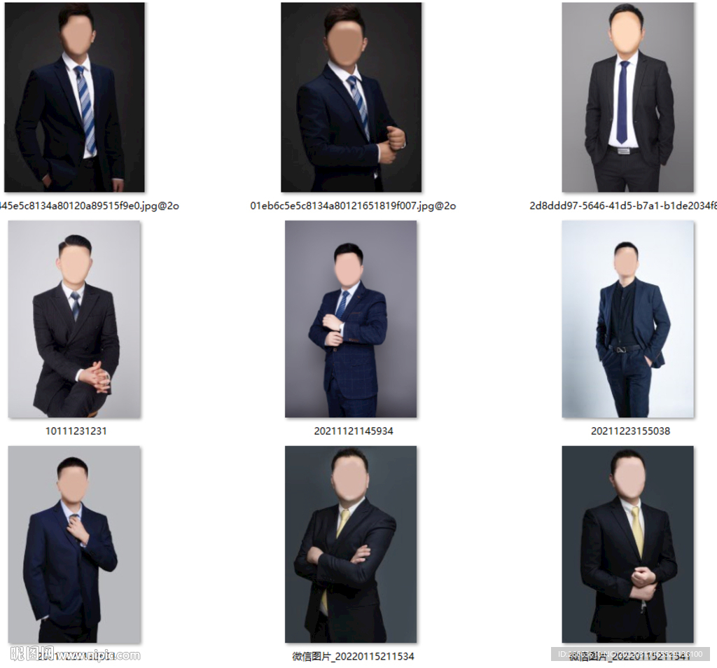 形象照衣服素材