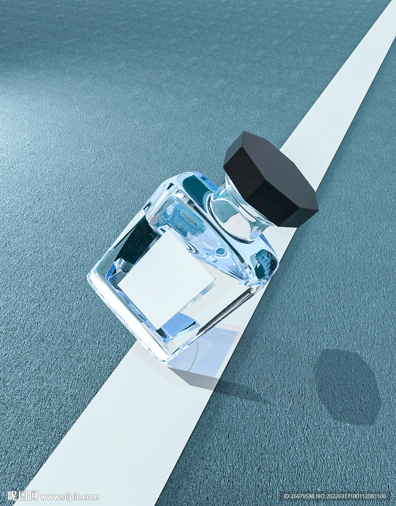 C4D香水模型