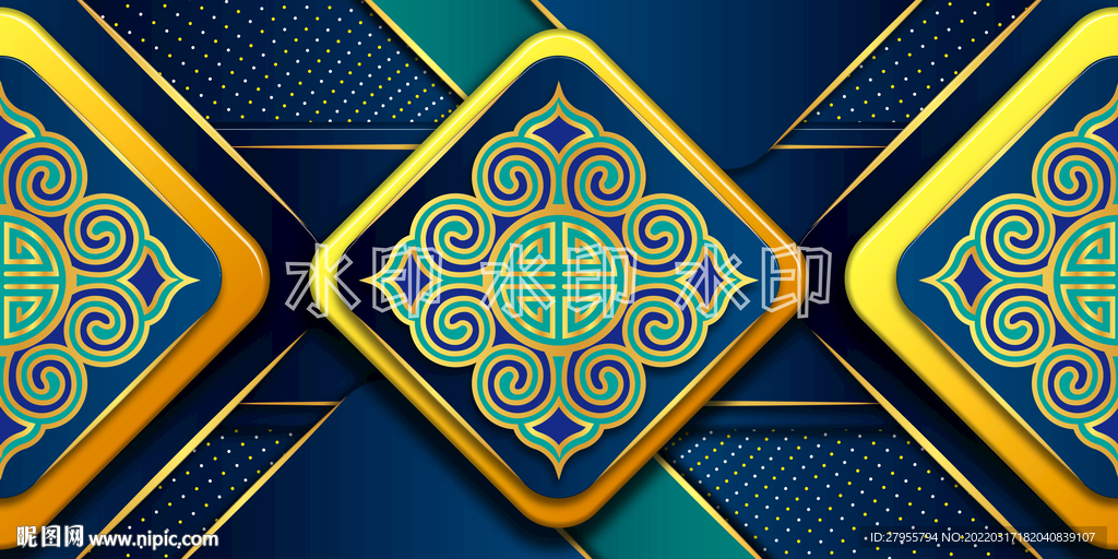 民族传统特色背景