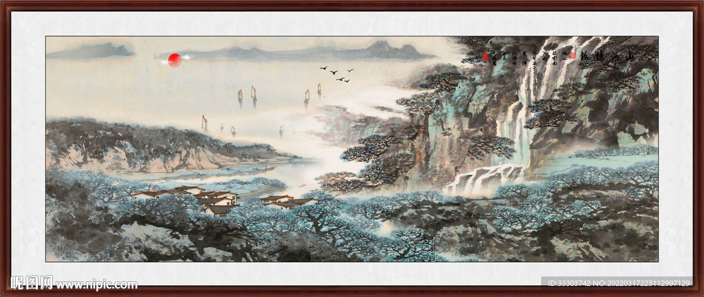 国画山水