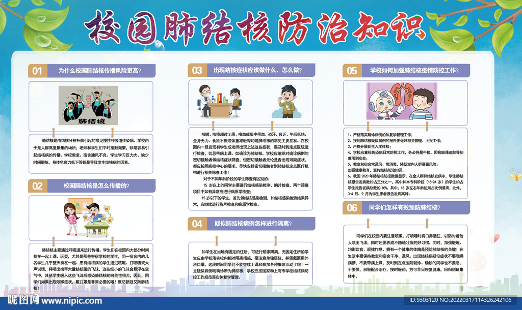 校园肺结核防治知识