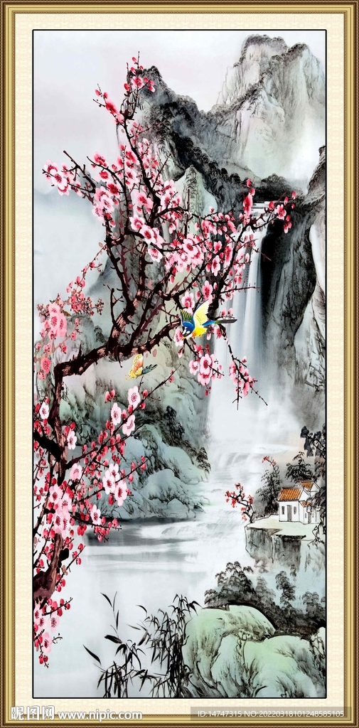 国画梅花