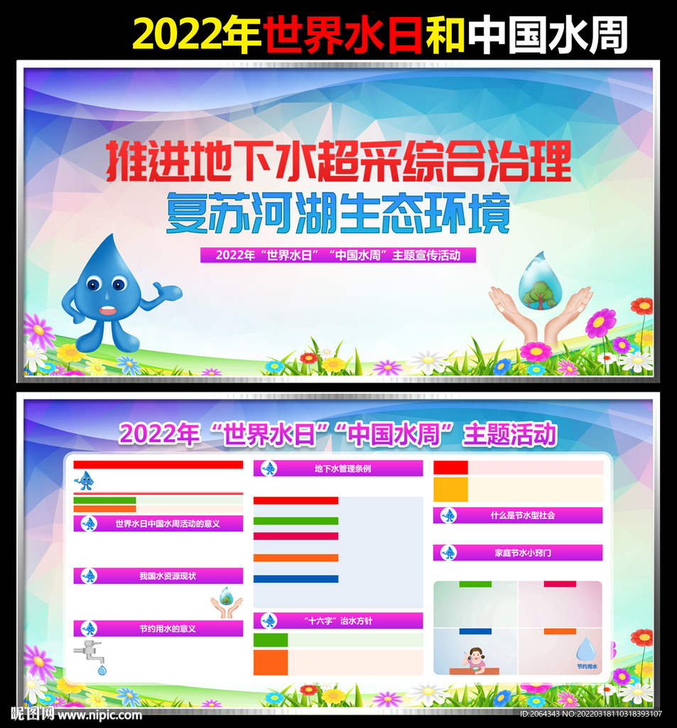 世界水日中国水周展板