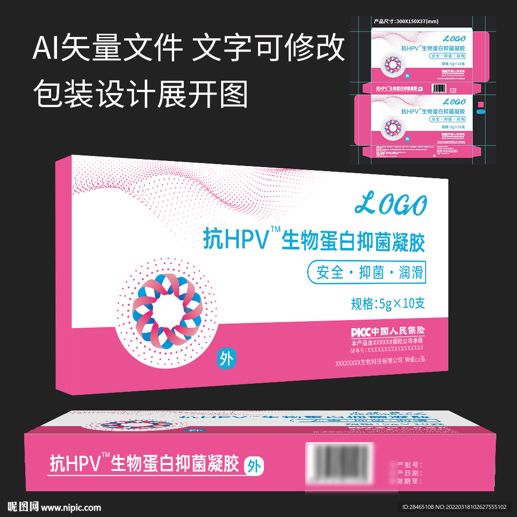 抗HPV包装设计