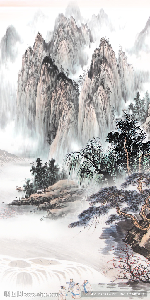 古风人气高档玄关 TIF分层