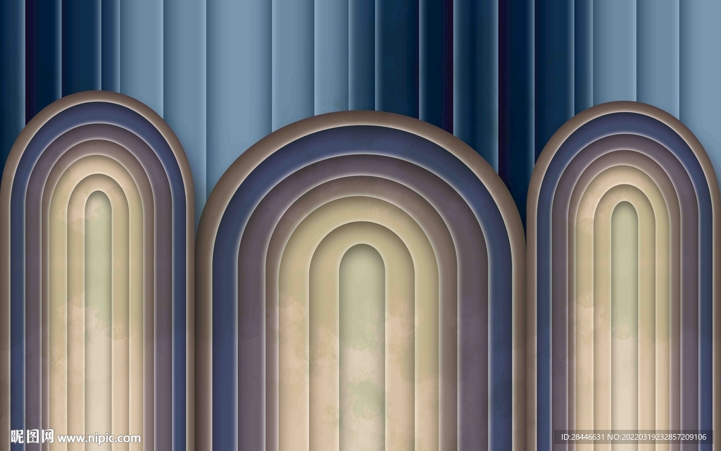 现代简约北欧背景墙 