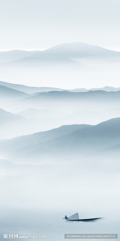 新款 山水背景玄关 TIF分层