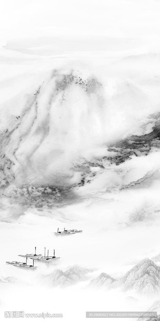 最新 玄关背景墙画 TIF分层