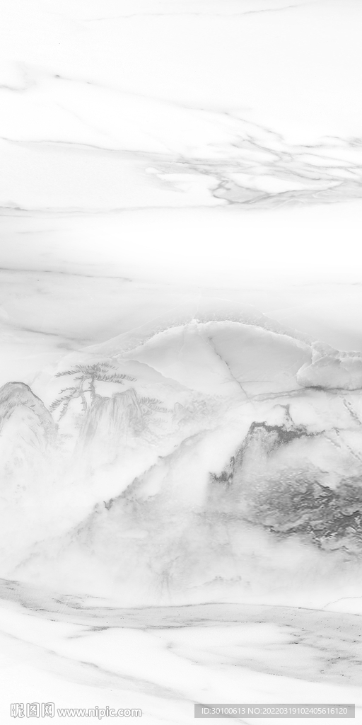 大气山水画背景图 tif分层