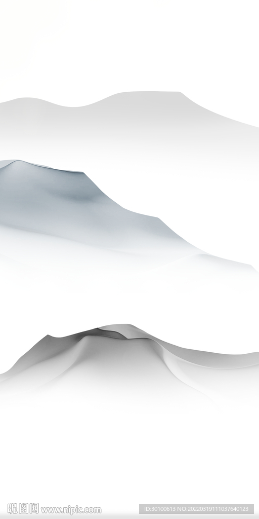 新款山水画背景图 tif分层