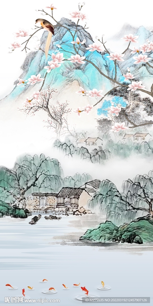 中国风最新高清玄关 TIF分层