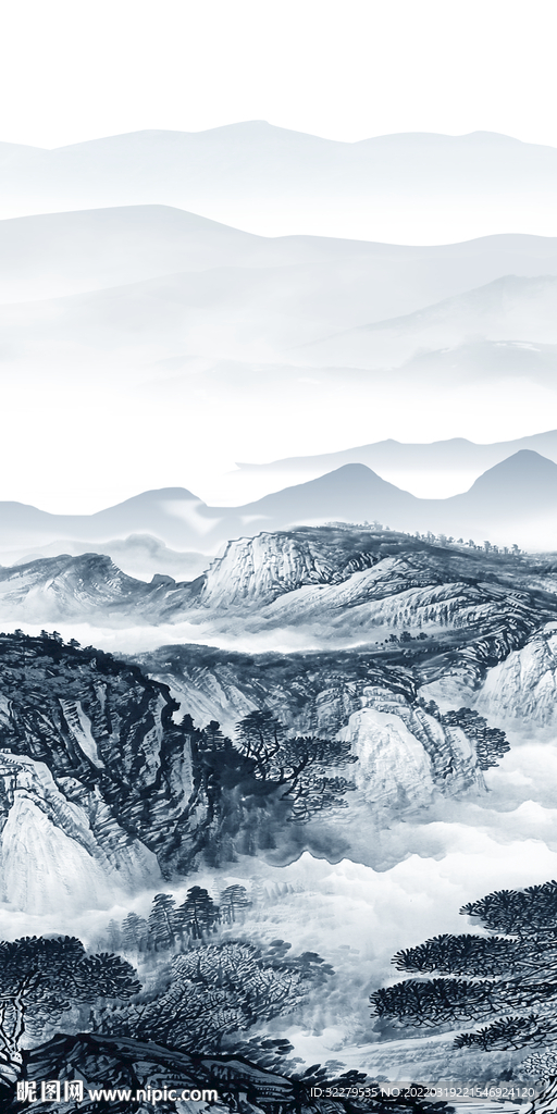 现代中式别墅玄关 TIF分层