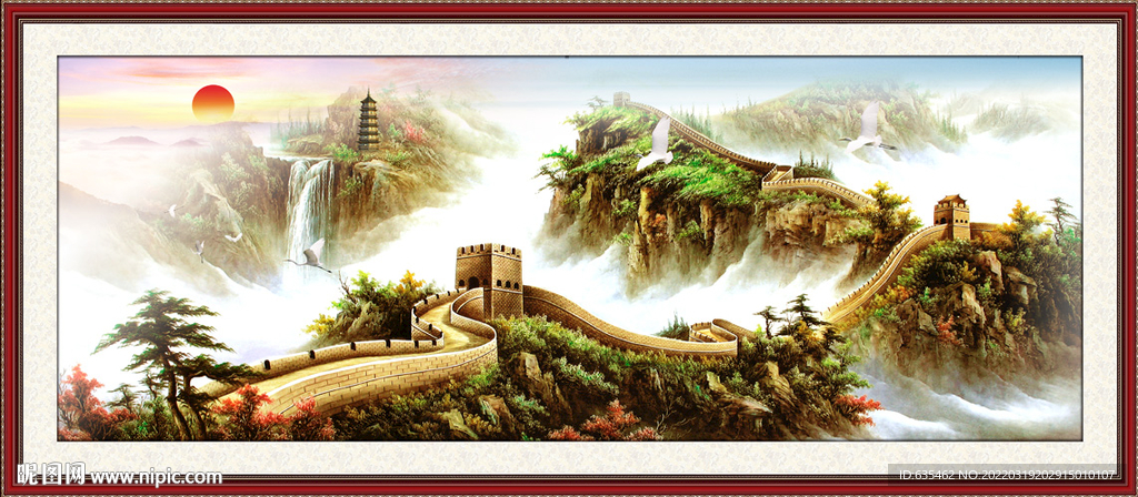 国画长城