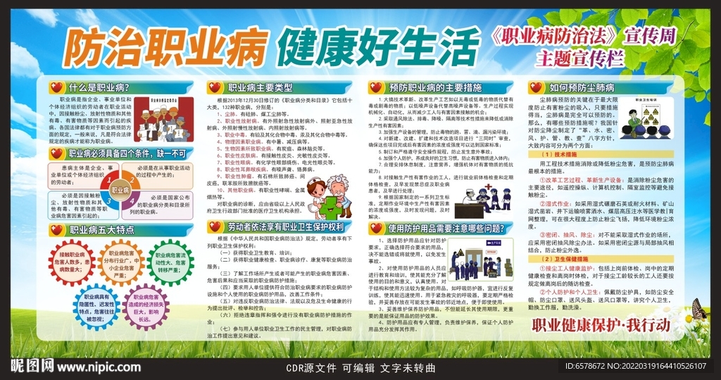 职业病宣传栏